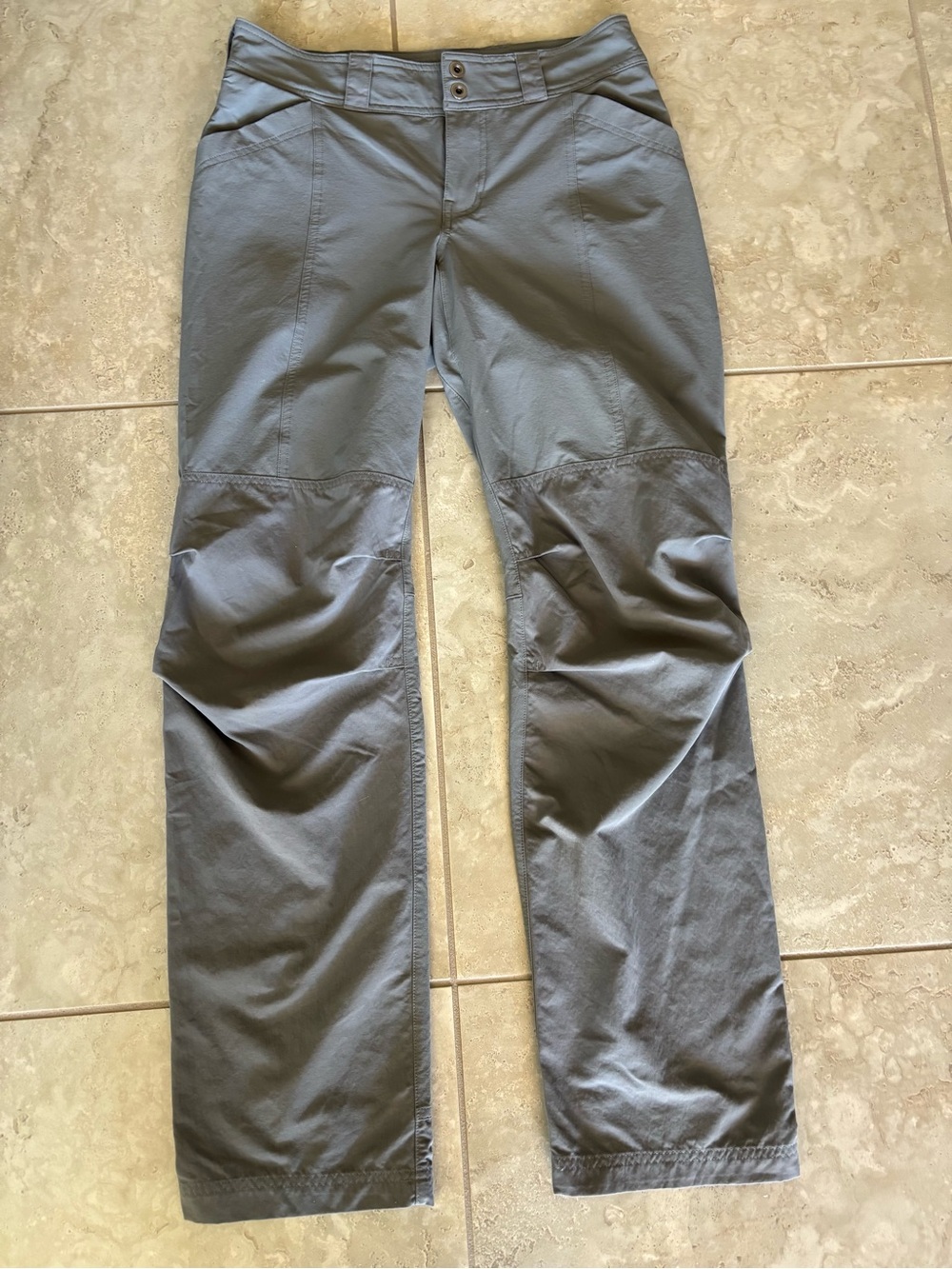 Women’s REI grey hiking g camping outdoor adventure pants Sz 4